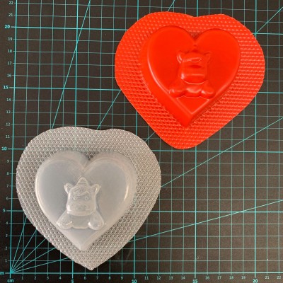 Unicorn® Heart Bath Bomb Mould 